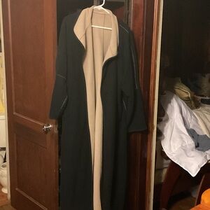 Black and Tan Long Coat